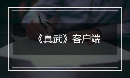 《真武》客户端