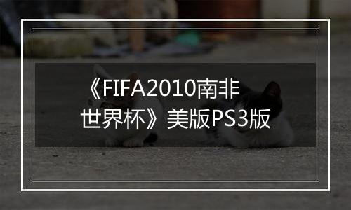 《FIFA2010南非世界杯》美版PS3版