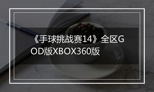 《手球挑战赛14》全区GOD版XBOX360版