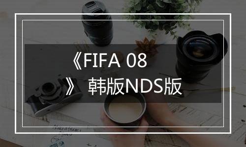 《FIFA 08》 韩版NDS版