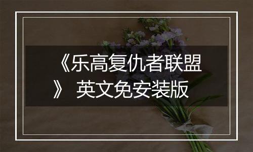 《乐高复仇者联盟》 英文免安装版