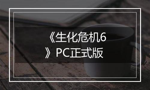 《生化危机6》PC正式版