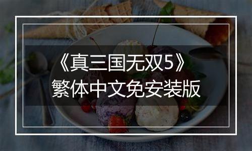 《真三国无双5》繁体中文免安装版