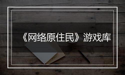 《网络原住民》游戏库
