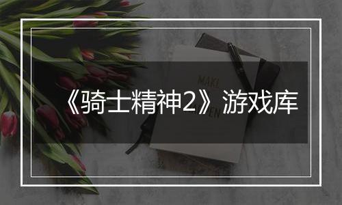 《骑士精神2》游戏库