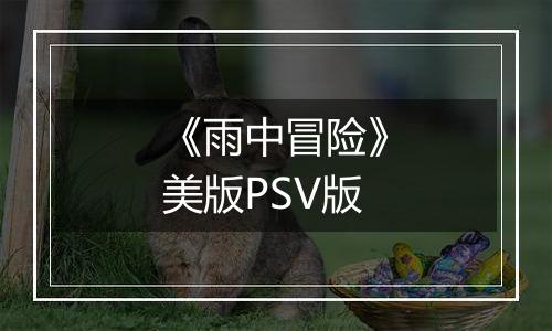 《雨中冒险》美版PSV版