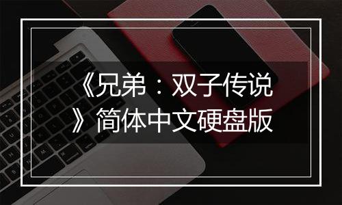 《兄弟：双子传说》简体中文硬盘版