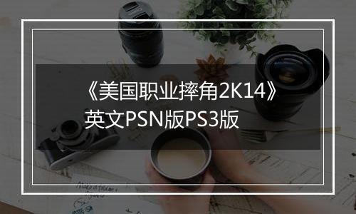 《美国职业摔角2K14》 英文PSN版PS3版
