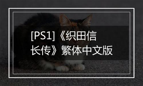 [PS1]《织田信长传》繁体中文版