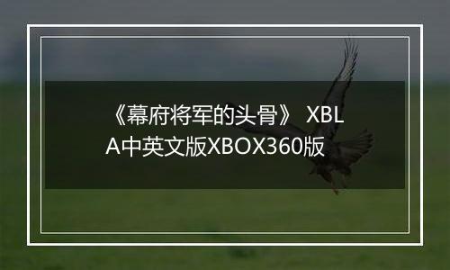 《幕府将军的头骨》 XBLA中英文版XBOX360版