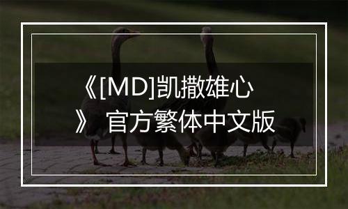 《[MD]凯撒雄心》 官方繁体中文版
