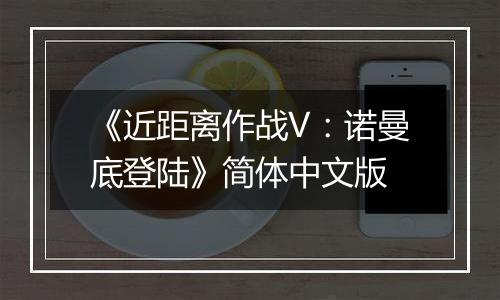 《近距离作战V：诺曼底登陆》简体中文版