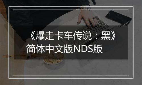 《爆走卡车传说：黑》简体中文版NDS版