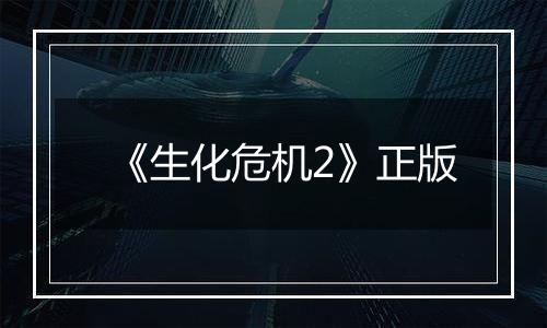《生化危机2》正版