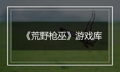 《荒野枪巫》游戏库
