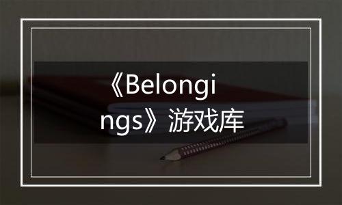 《Belongings》游戏库