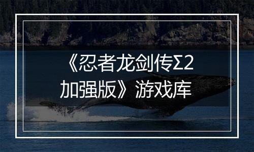 《忍者龙剑传Σ2加强版》游戏库