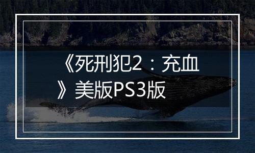 《死刑犯2：充血》美版PS3版