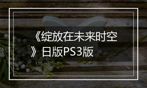 《绽放在未来时空》日版PS3版