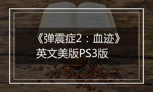 《弹震症2：血迹》 英文美版PS3版
