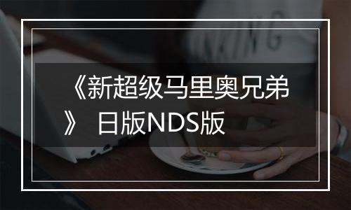 《新超级马里奥兄弟》 日版NDS版