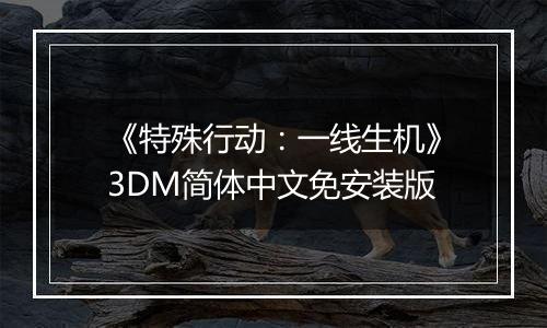 《特殊行动：一线生机》3DM简体中文免安装版