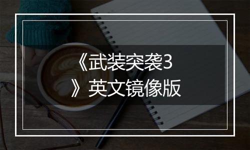 《武装突袭3》英文镜像版