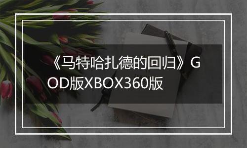 《马特哈扎德的回归》GOD版XBOX360版