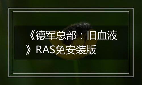 《德军总部：旧血液》RAS免安装版