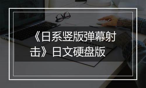 《日系竖版弹幕射击》日文硬盘版