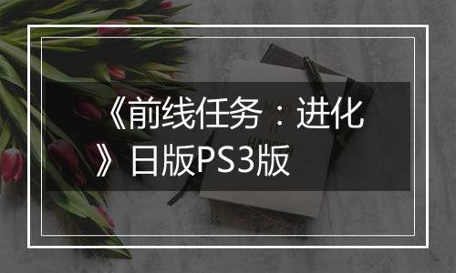 《前线任务：进化》日版PS3版