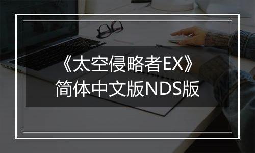 《太空侵略者EX》简体中文版NDS版