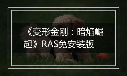 《变形金刚：暗焰崛起》RAS免安装版