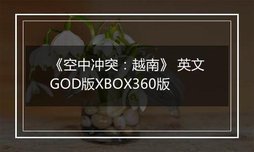 《空中冲突:越南》 英文GOD版XBOX360版