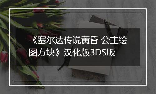 《塞尔达传说黄昏 公主绘图方块》汉化版3DS版