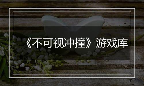 《不可视冲撞》游戏库