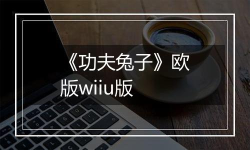 《功夫兔子》欧版wiiu版