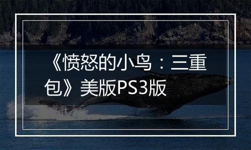 《愤怒的小鸟：三重包》美版PS3版