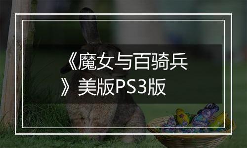 《魔女与百骑兵》美版PS3版
