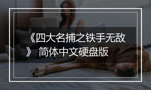 《四大名捕之铁手无敌》 简体中文硬盘版