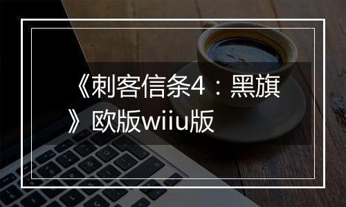 《刺客信条4：黑旗》欧版wiiu版