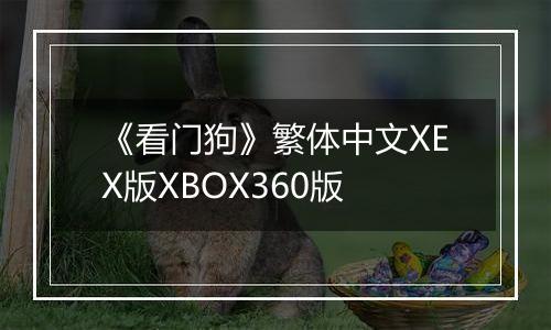 《看门狗》繁体中文XEX版XBOX360版