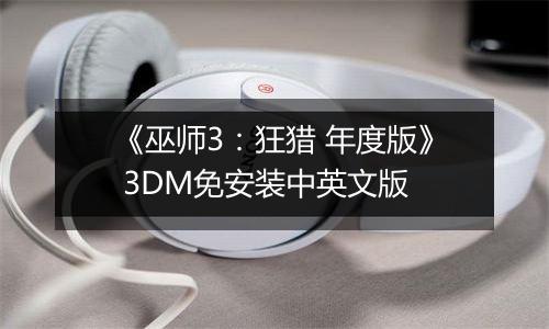 《巫师3：狂猎 年度版》 3DM免安装中英文版
