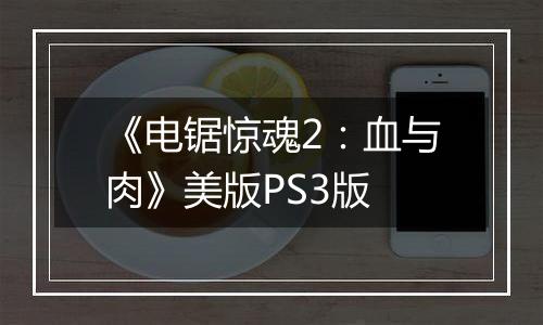 《电锯惊魂2：血与肉》美版PS3版