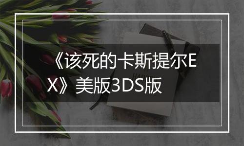 《该死的卡斯提尔EX》美版3DS版