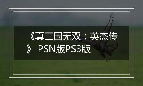 《真三国无双：英杰传》 PSN版PS3版