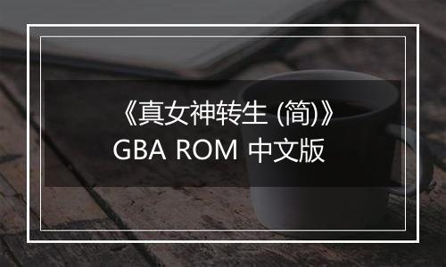 《真女神转生 (简)》GBA ROM 中文版