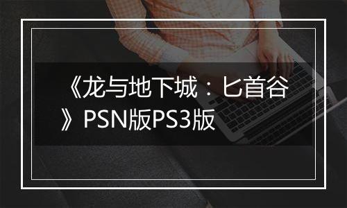 《龙与地下城：匕首谷》PSN版PS3版