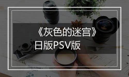 《灰色的迷宫》日版PSV版