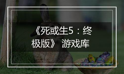 《死或生5：终极版》 游戏库